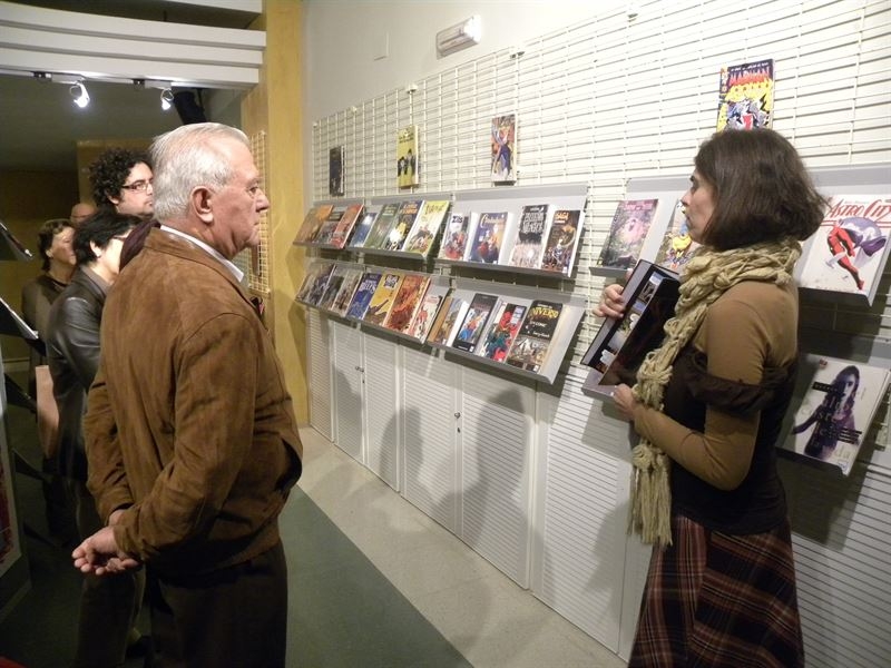 Una exposición sobre la historia del cómic aún puede visitarse en Montijo