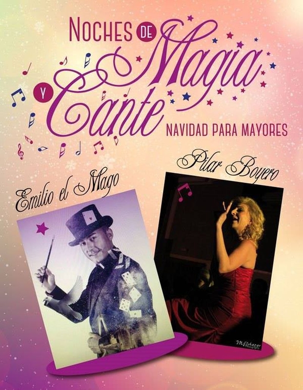 El Mago Emilio y la cantante Pilar Boyero actuarán en residencias de mayores en las 'Noches de magia y cante'