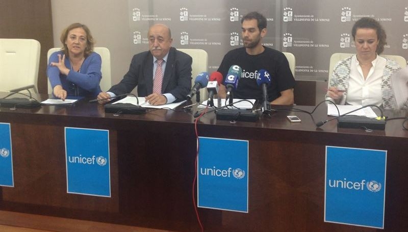José Manuel Calderón resalta las ''oportunidades'' que da UNICEF a los niños que sufren emergencias humanitarias