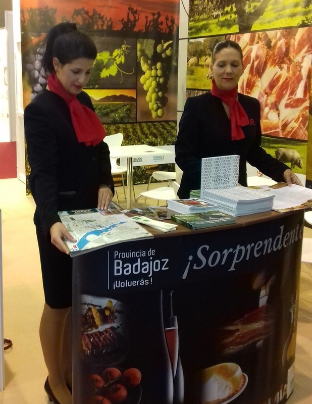 La Diputación de Badajoz muestra su oferta turística en la Feria Iberoamericana de Gastronomía de Mérida