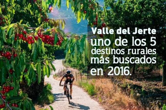 El Valle del Jerte (Cáceres), quinto destino rural más buscado de España en 2016