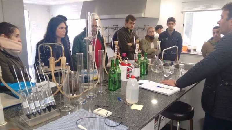 Estudiantes del CFMR de Villafranca de los Barros visitan la Cooperativa Viñaoliva de Almendralejo