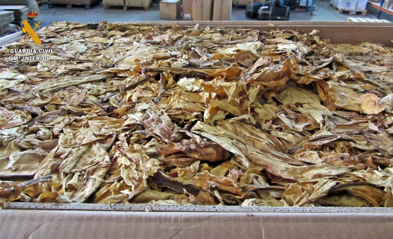 Intervenidos 1.260 kilos de tabaco de contrabando en la N-V a su paso por Talavera la Real 