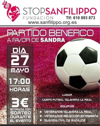Talavera celebra este sábado un partido benéfico a favor de Sandra