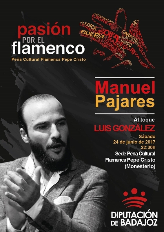 El programa 'Pasión por el flamenco' llega este sábado a Monesterio con Manuel Pajares y la guitarra de Luis González