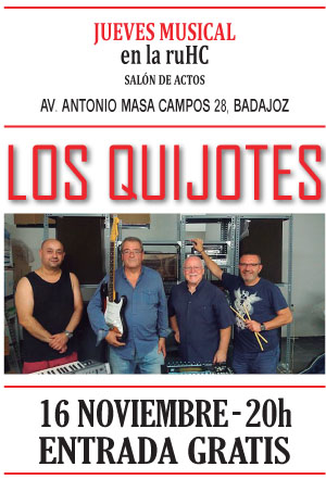 El grupo Los Quijotes actuará este jueves en la Residencia Universitaria Hernán Cortés