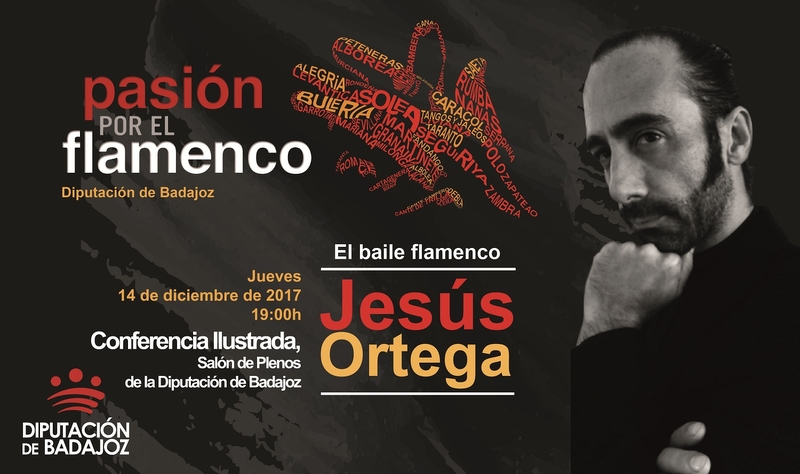 Rafael Ortega hablará sobre el baile flamenco en la Diputación de Badajoz
