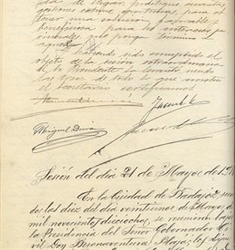 El libro de actas de Pleno de la Diputación de Badajoz de 1916 a 1922, 'documento del mes' del Archivo Provincial