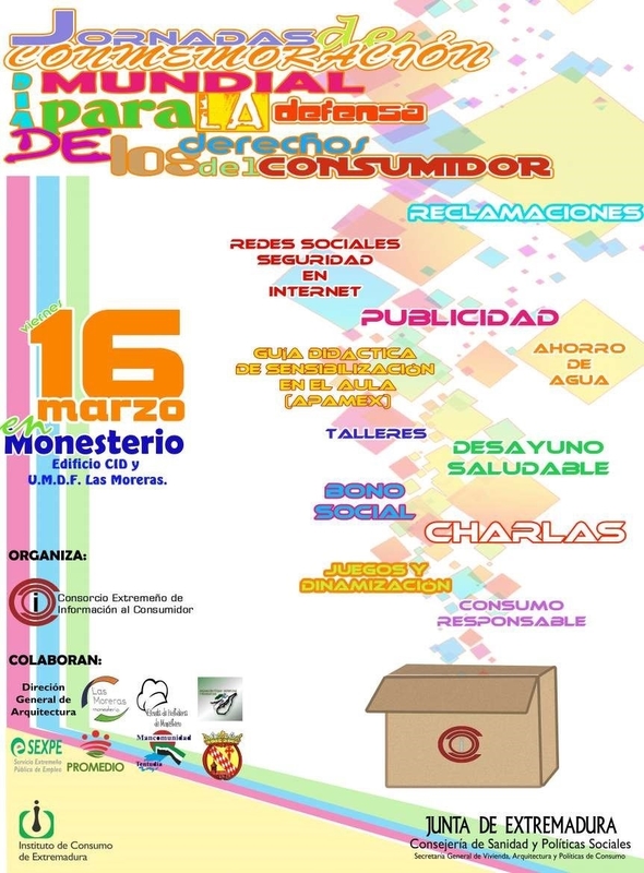 Monesterio celebra unas jornadas de sensibilización en el aula con motivo del Día de los Derechos del Consumidor 