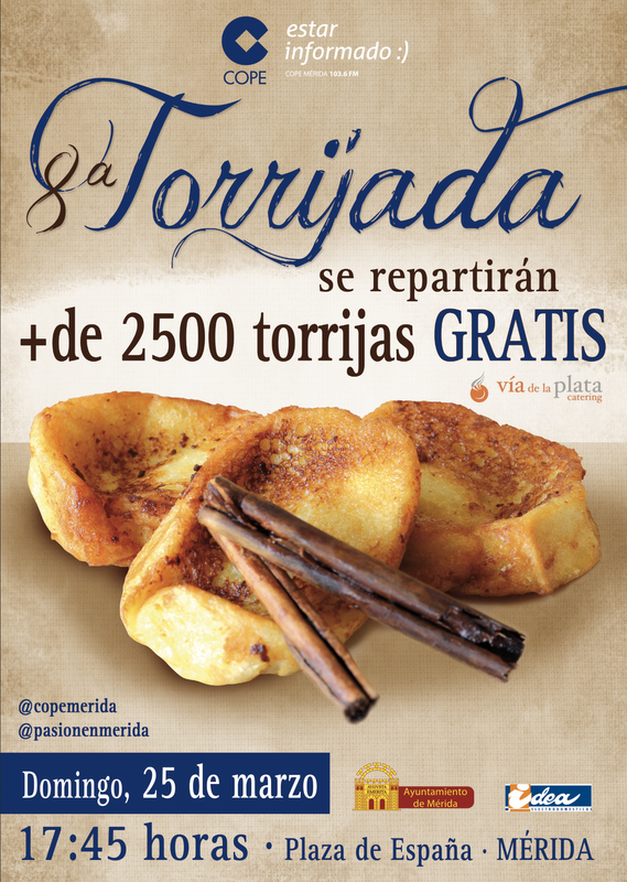 La '8 Torrijada' repartirá más de 2.500 torrijas el Domingo de Ramos en Mérida