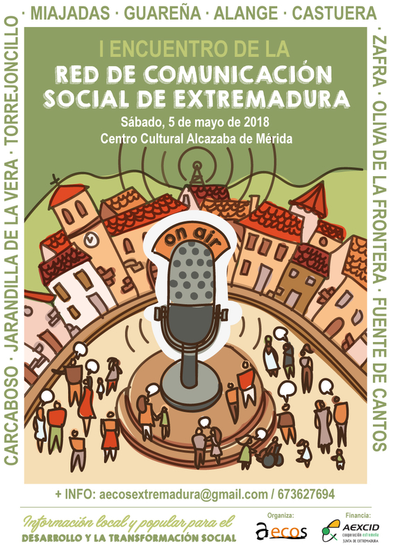 Mérida albergará el  I Encuentro de la Red de Comunicación Social de Extremadura