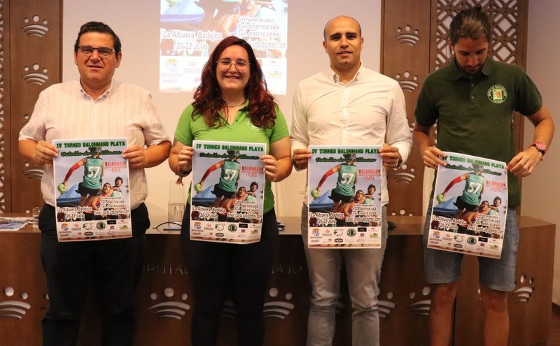 La Albuera acoge el IV Trofeo Balonmano Playa