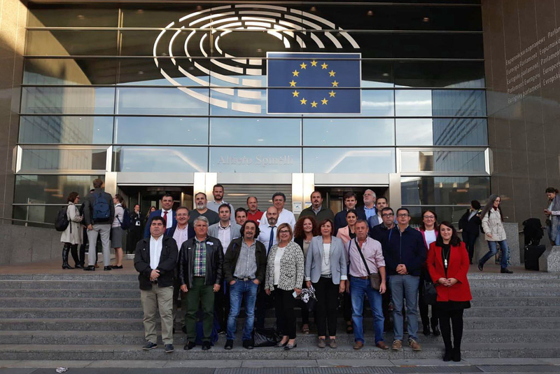 Finalizan los encuentros de la delegación de la provincia de Cáceres en Bruselas
