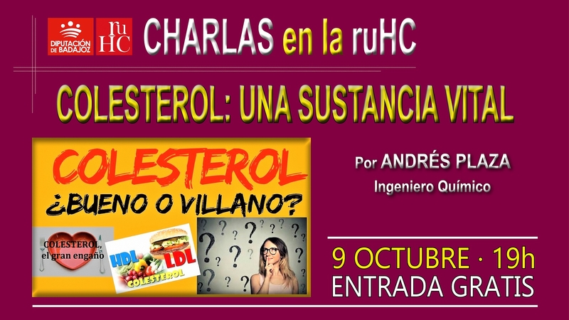 Charla-debate en la R.U. Hernán Cortés sobre el colesterol