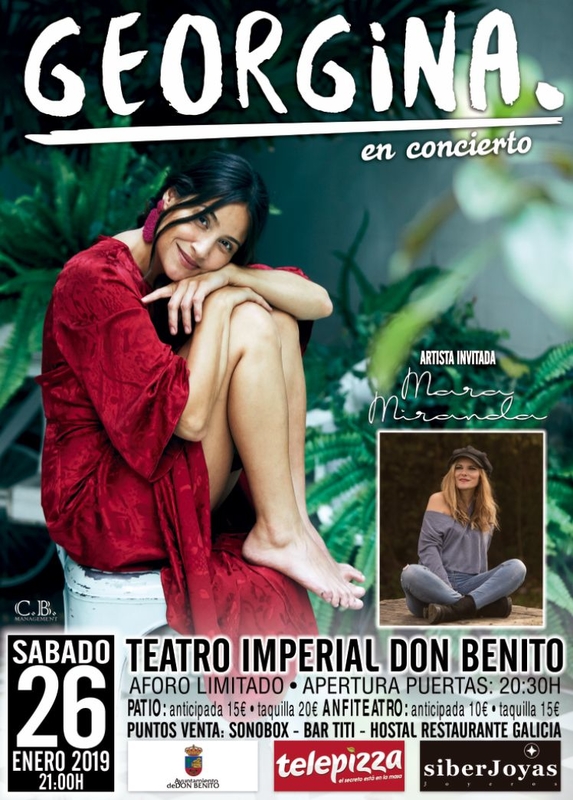 Actuación de Georgina en el Teatro Imperial de Don Benito