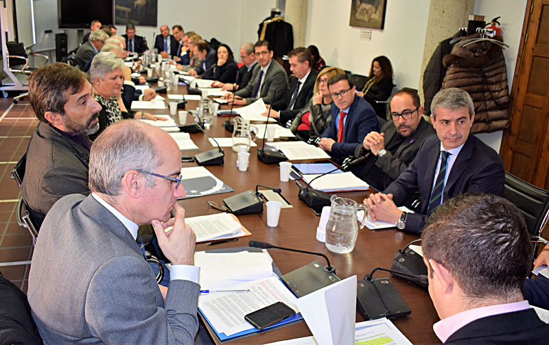 El presidente Miguel Ángel Gallardo asistió hoy a la reunión de la Comisión de Diputaciones Provinciales, Cabildos y Consejos Insulares de la FEMP