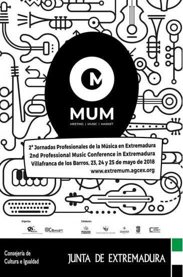 Abierta la convocatoria para presentar propuestas artísticas a las Jornadas Profesionales de la Música en Extremadura 2019