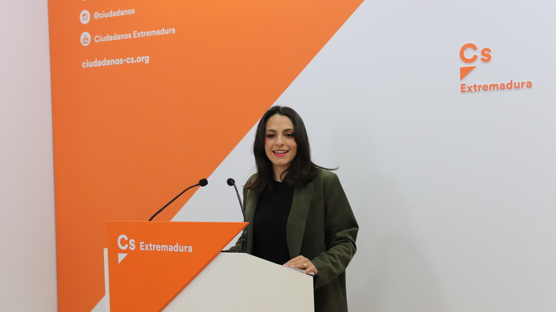 María José Calderón asegura que Ciudadanos ''es la única alternativa'' para que Extremadura ''pueda converger'' con el resto de comunidades