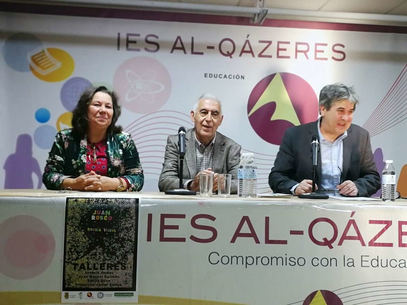 Educación destaca el valor artístico y pedagógico de la obra de Juan Rosco sobre la que el IES Al-Qázeres desarrolla un proyecto educativo