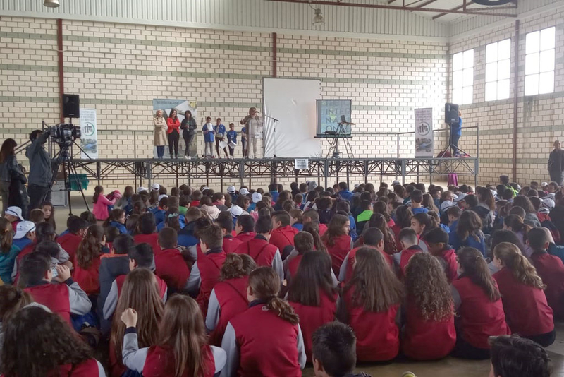 Más de 500 escolares participan en la I Bioconvivencia Reserva de la Biosfera Transfronteriza Tajo/Tejo Internacional