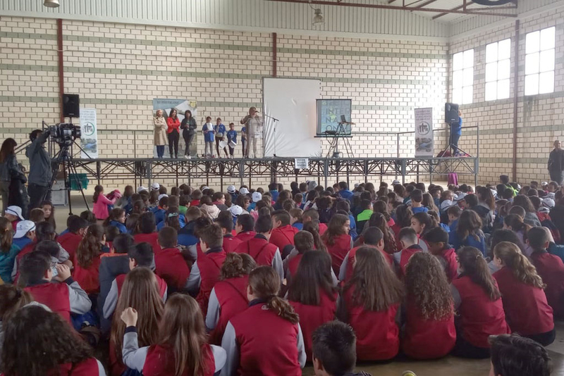 Más de 500 escolares participan en la I Bioconvivencia Reserva de la Biosfera Transfronteriza Tajo/Tejo Internacional