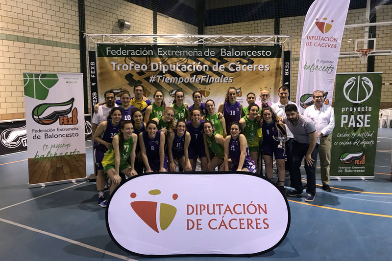 El Reale Baloncesto Navalmoral y el C.B. Al-Qázeres, vencedores del Trofeo Baloncesto Diputación de Cáceres