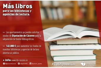 Los ayuntamientos ya pueden solicitar ayudas para la adquisición de fondos bibliográficos