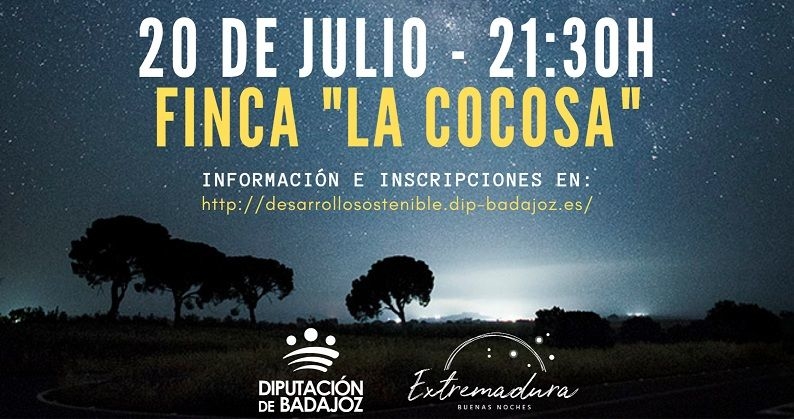 La Diputación de Badajoz celebra el 50 aniversario de la llegada del hombre a la luna en La Cocosa
