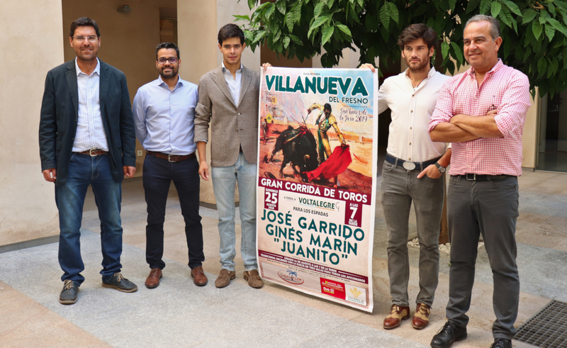 José Garrido, Ginés Marín y 'Juanito' componen el cartel taurino de las Fiestas de Villanueva del Fresno