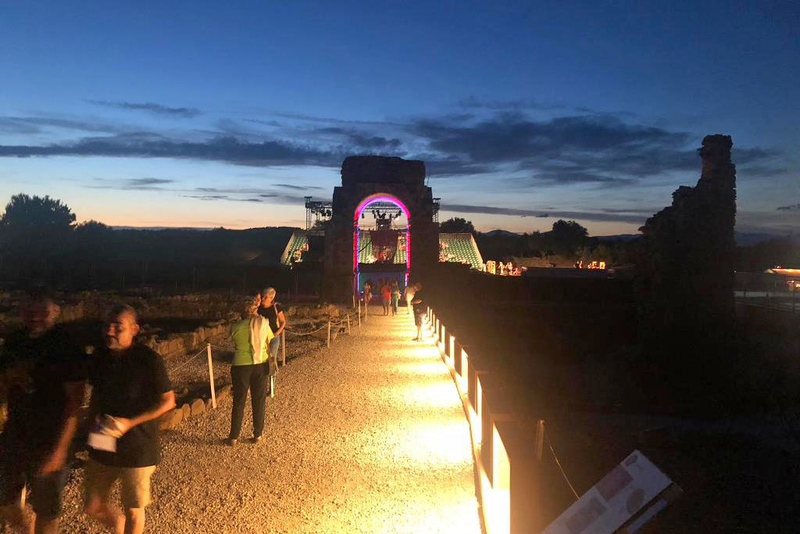 Recepcionada la obra de iluminación del yacimiento arqueológico de Cáparra