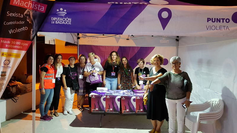 Las ferias de Don Benito y Montijo acogen sendos Puntos Violeta