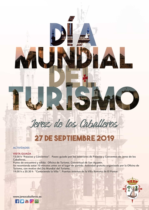 Jerez de los Caballeros celebra este viernes el Día Internacional del Turismo 