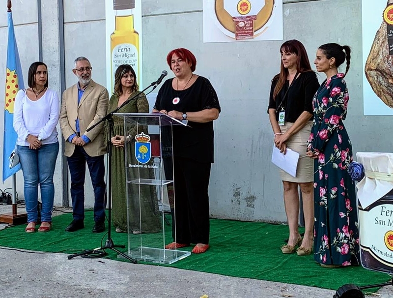 Begoña García valora los productos agroalimentarios por su contribución a la Extremadura rural