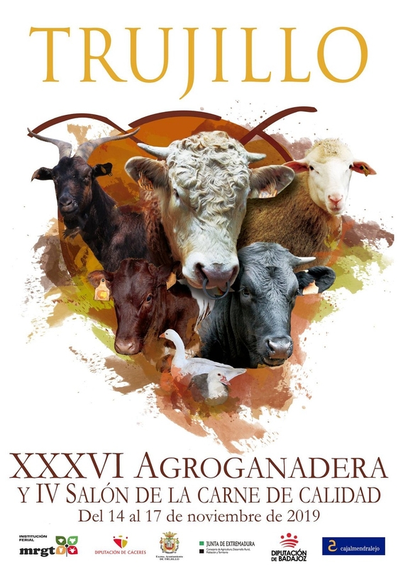 La Diputación de Badajoz participará en la XXXVI Feria Agroganadera de Trujillo, que se celebrará del 14 al 17 de noviembre