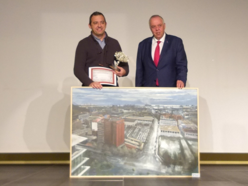 Ramón Ropero, asiste en Badalona a la entrega de premios del Certamen Internacional de Pintura Zurbarán