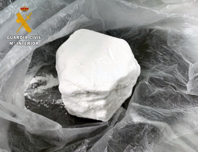 Detenida una persona por un delito de tráfico de drogas, tras intervenirle 30 gramos de cocaína