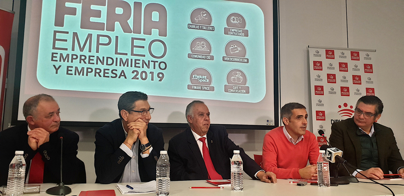 Ramón Ropero inaugura la Feria de Empleo, Emprendimiento y Empresas en el CID Tierra de Barros-Rio Matachel en Villafranca de los Barros