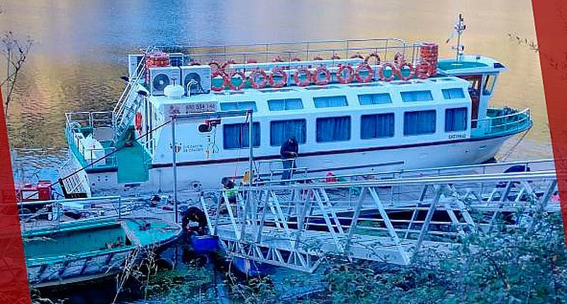 Se reanuda la navegación fluvial desde el embarcadero de Cedillo