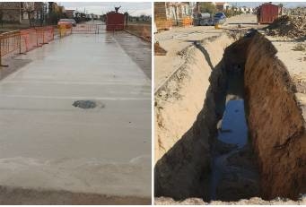 Diputación de Cáceres finaliza las obras de reparación en la red de saneamiento de Pizarro, Campo Lugar