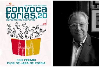 El poeta valenciano Jaime Siles, presidente del jurado del Premio 'Flor de Jara' de Poesía