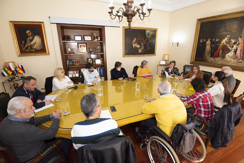 Diputación avanza en un nuevo convenio con las asociaciones de personas con discapacidad para el seguimiento del Plan Integra