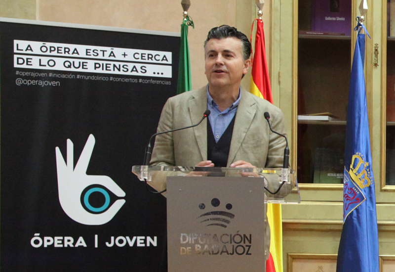 Ramón Gener, encantado con su participación en el programa Ópera Joven de la Diputación de Badajoz