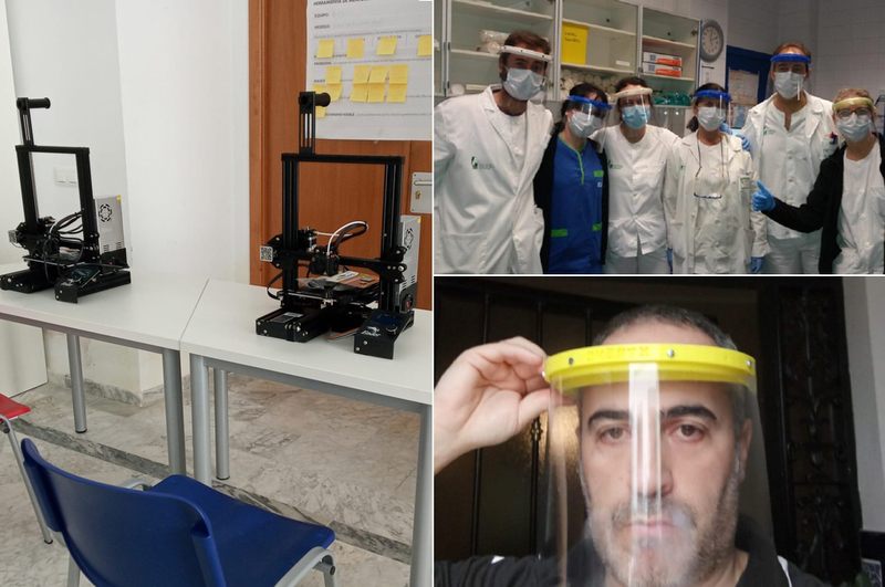 La Diputación pone sus Impresoras 3D del CEIR de Valencia de Alcántara al servicio de la lucha contra el coronavirus