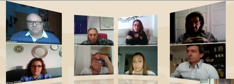 Reunión informativa del Área de Recursos Humanos con los agentes sociales de la Diputación