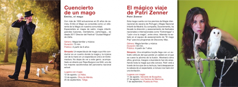 Siete artistas participarán en el II Festival Itinerante de Magia Badakadabra de la Diputación de Badajoz