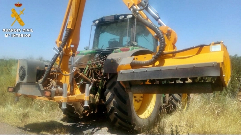 La Guardia Civil investigó a un tractorista por un incendio forestal en el que se quemaron 30 hectáreas de Ribera del Fresno