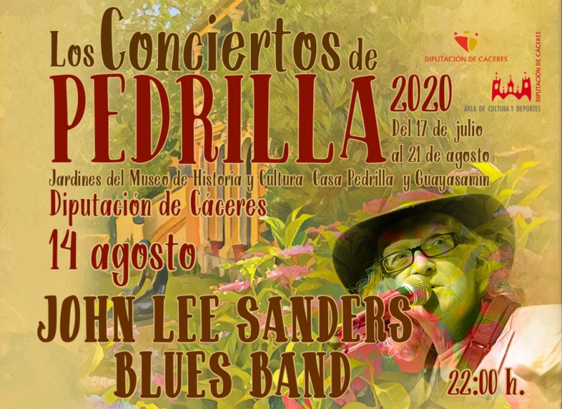 Dixieland y ecos de Nueva Orleans, este viernes, en Los Conciertos de Pedrilla con John Lee Sanders Blues Band.