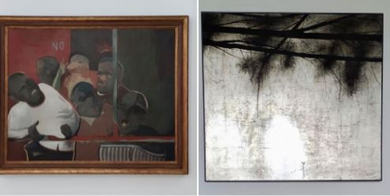 Diputación restaura un 'Barjola' y un 'Chiang' de su colección de Arte Contemporáneo.