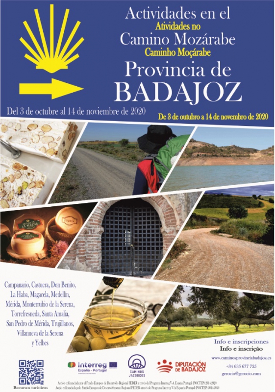 La Diputación inicia una campaña de actividades en municipios pacenses por los que transcurre el camino jacobeo mozárabe