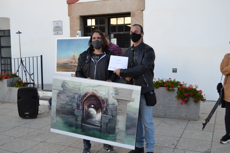 Javier Martín Aranda, de Ciudad Real, gana el XVI Concurso de Pintura al Aire Libre 'Francisco Benavides' celebrado en Jerez de los Caballeros